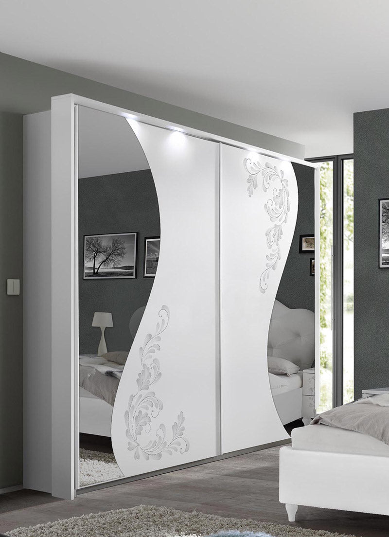 Lettery - Camera matrimoniale completa con letto armadio comodini e comò - immagine 2