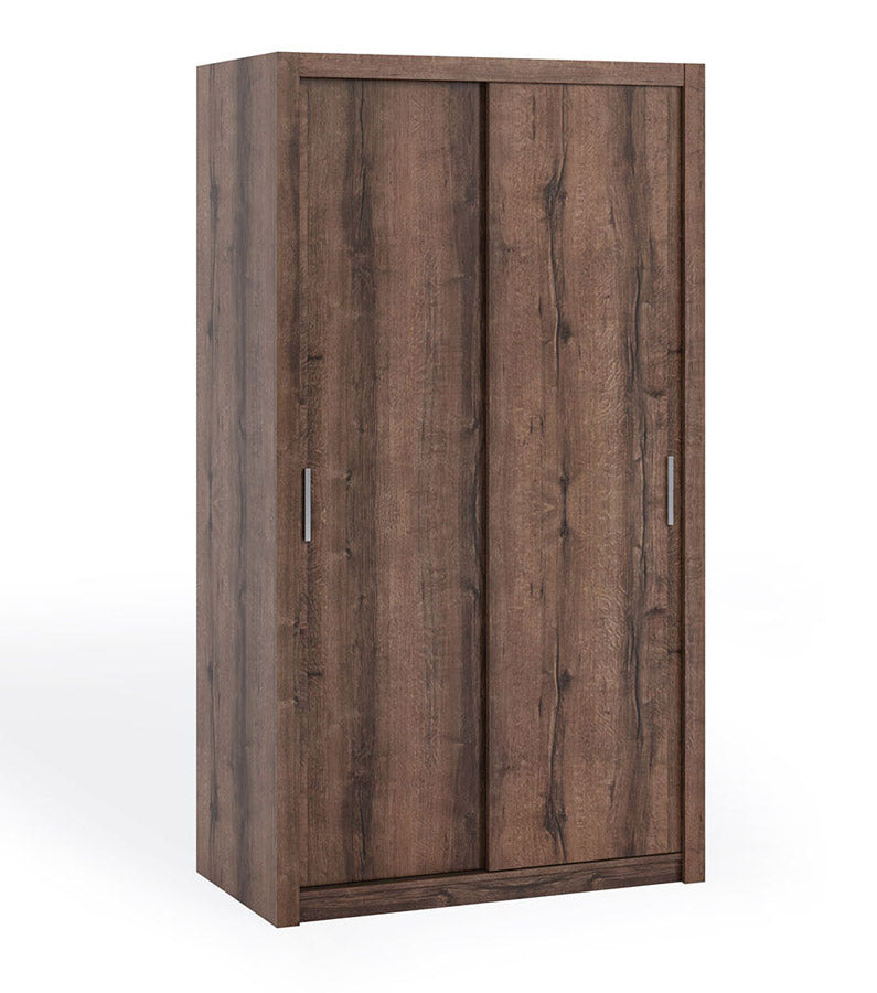 Nardella - Armadio 2 ante scorrevoli in legno da camera cm 120x62x215h - vari colori