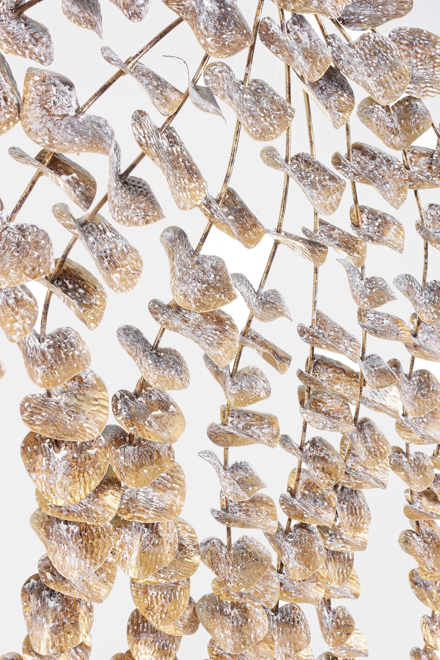 Aurum Edera - Decorazione da parete design moderno fintiura oro cm 58x6x94h - immagine 2