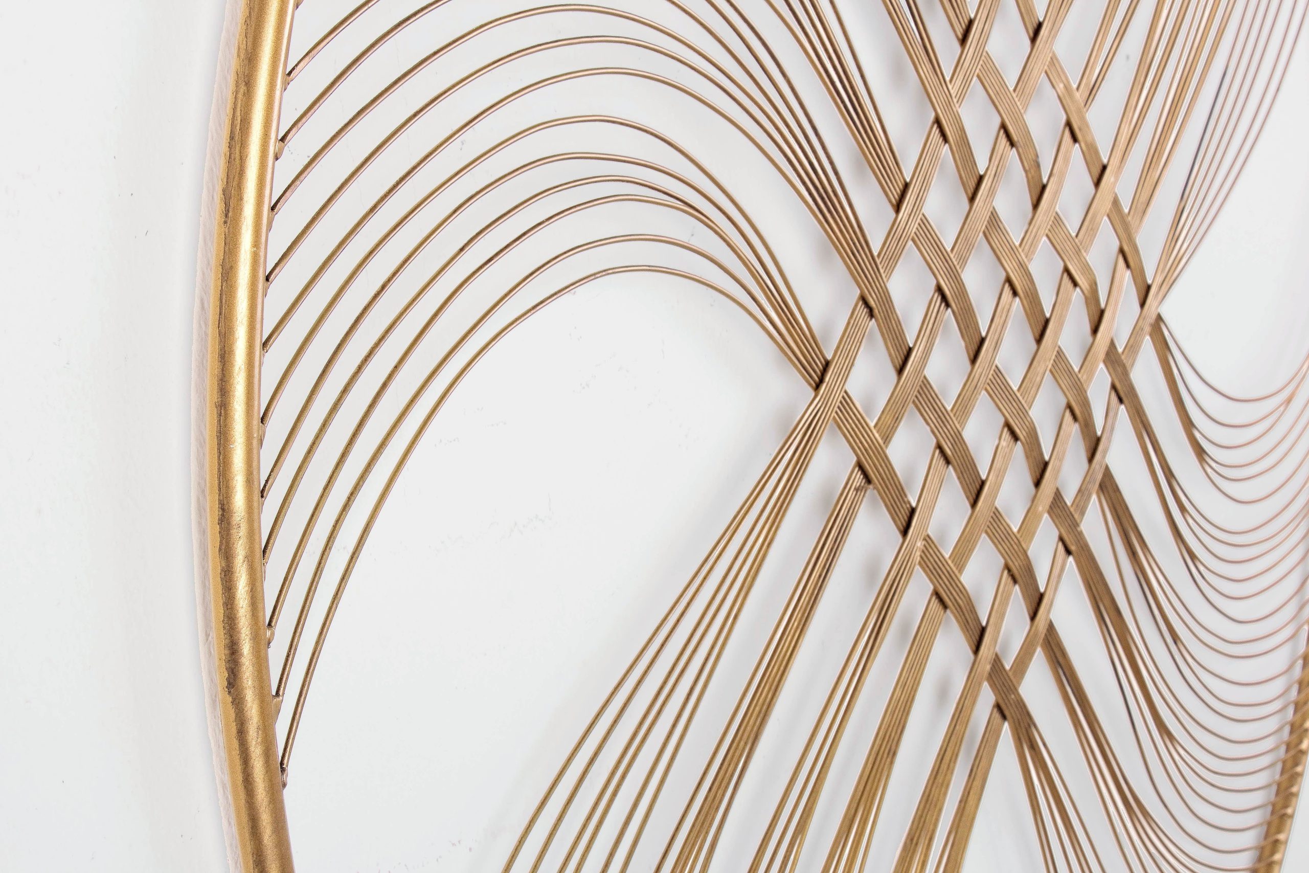 Zaira - Pannello da parete tondo contemporaneo per parete cm Ø 90x2 - vari colori - immagine 2