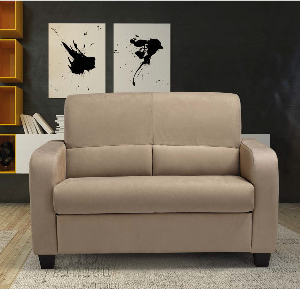 Titty - Divano living moderno imbottito con rivestimento in tessuto - vari modelli