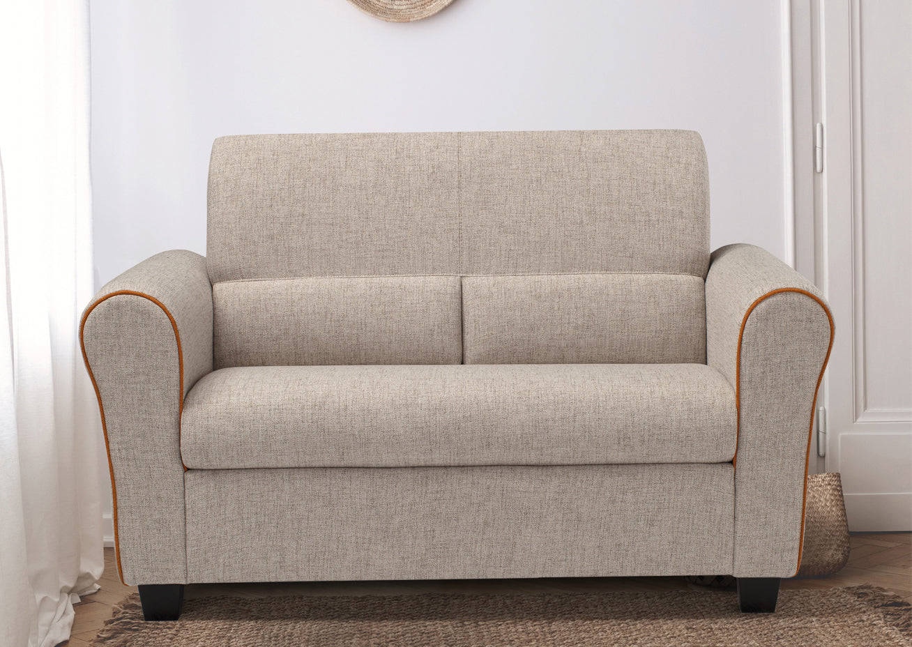 Reginaldo - Divano design moderno con posto letto rivestito in tessuto - vari modelli