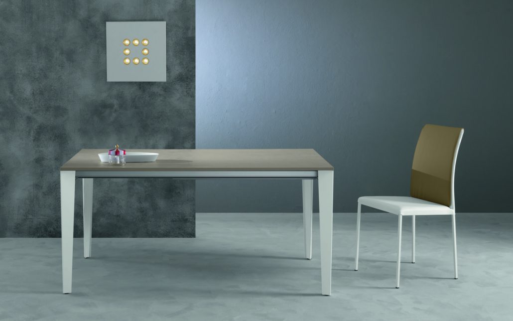 Uniko - Tavolo moderno allungabile da pranzo Eurosedia cm 160/295x85x77h - vari colori