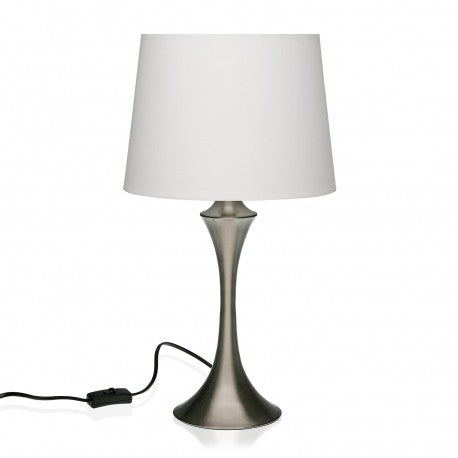 Lampada da tavolo stile moderno con base in metallo cm ø28x50h