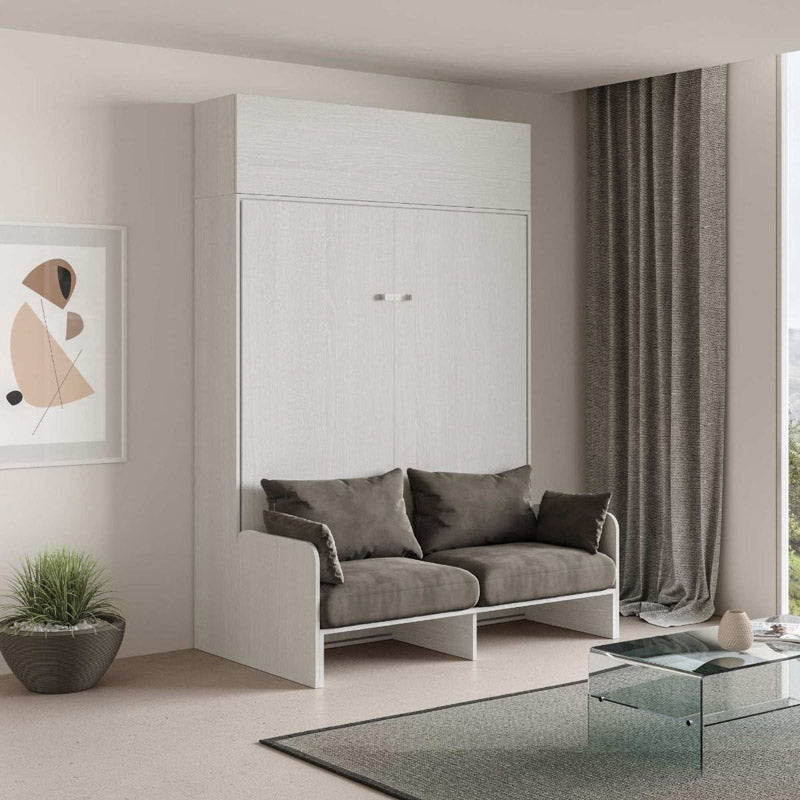 Andales Sofà - Letto matrimoniale a scomparsa con divano in legno cm 174x105x250h - vari colori