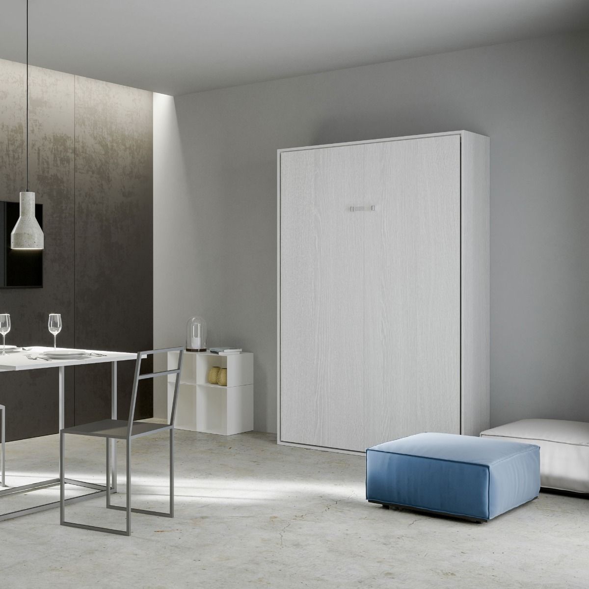 Anacleto - Letto una piazza e mezza a scomparsa in legno - vari colori