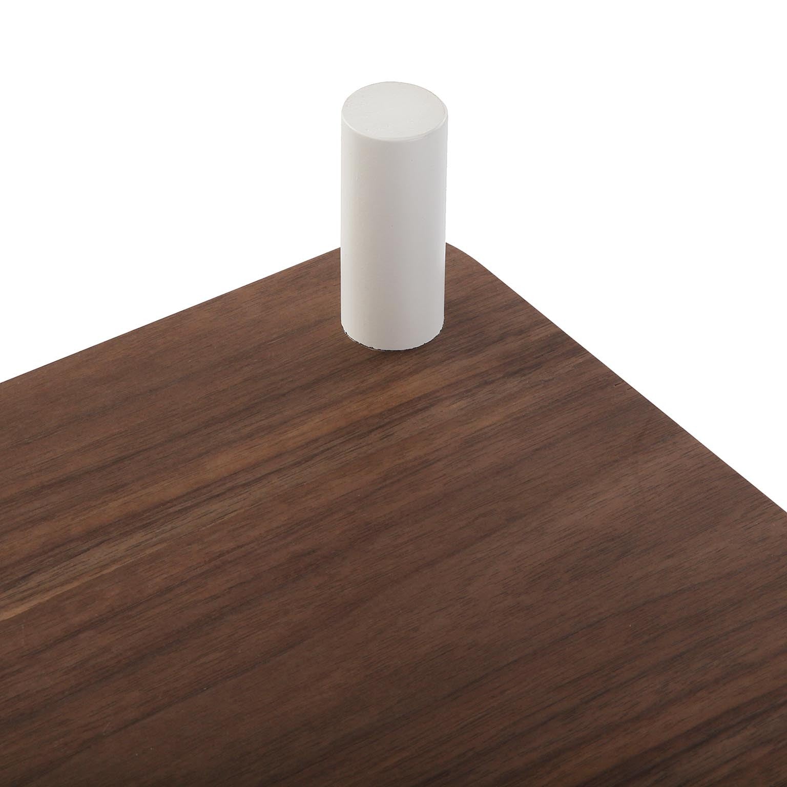 Scaffale libreria moderno in legno e metallo con ripiani cm 39x33x70h - immagine 2