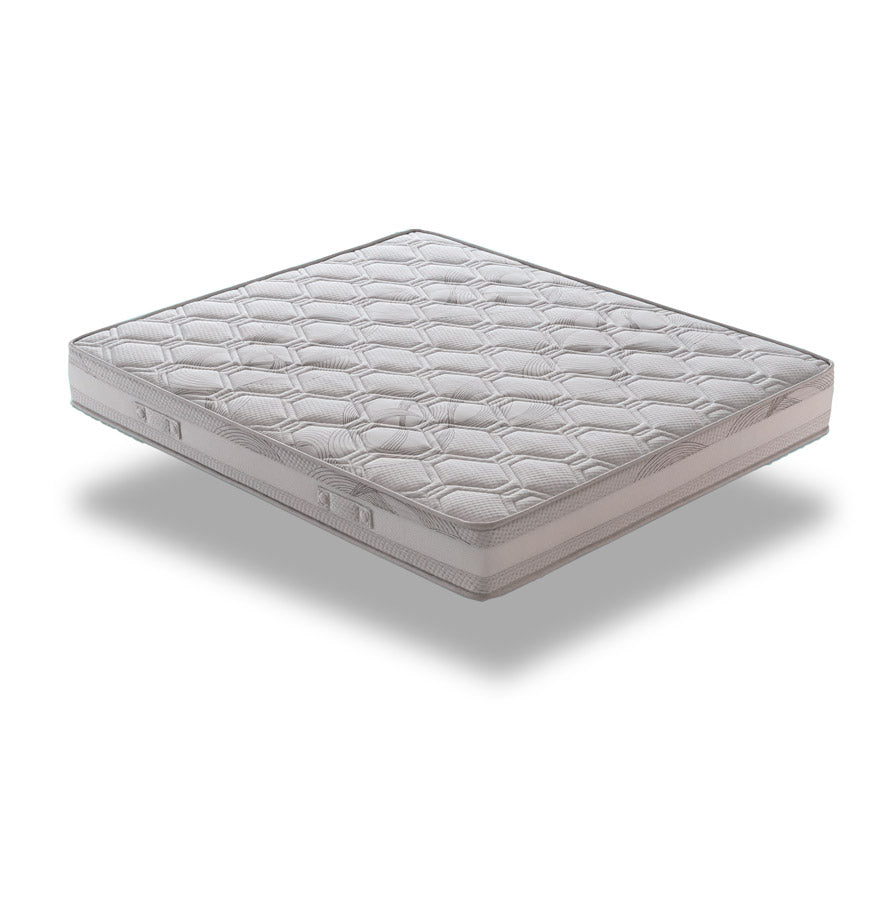 Materasso singolo a molle tradizionale rivestito in tessuto antibatterico cm 22h - varie misure