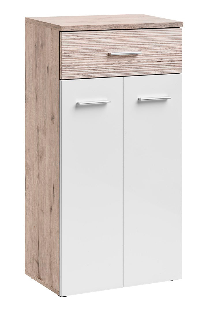 Taka - Composizione ingresso moderno con specchio mobile e appendiabiti cm 170x35x200h - immagine 2