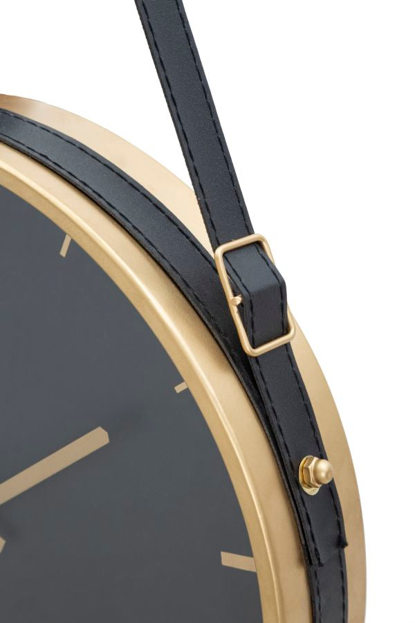 Orologio da parete design moderno rotondo per soggiorno cm 34x6x71h - immagine 2
