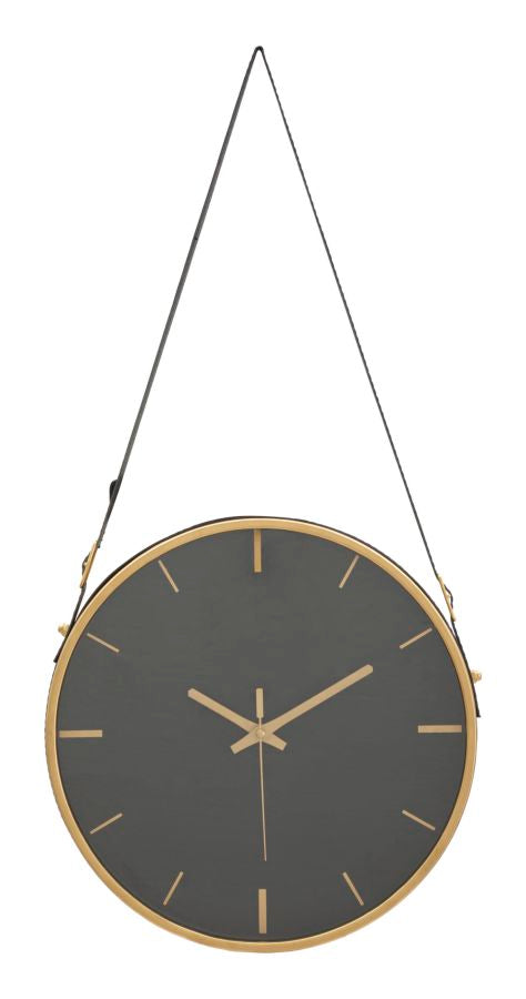 Orologio da parete design moderno rotondo per soggiorno cm 34x6x71h