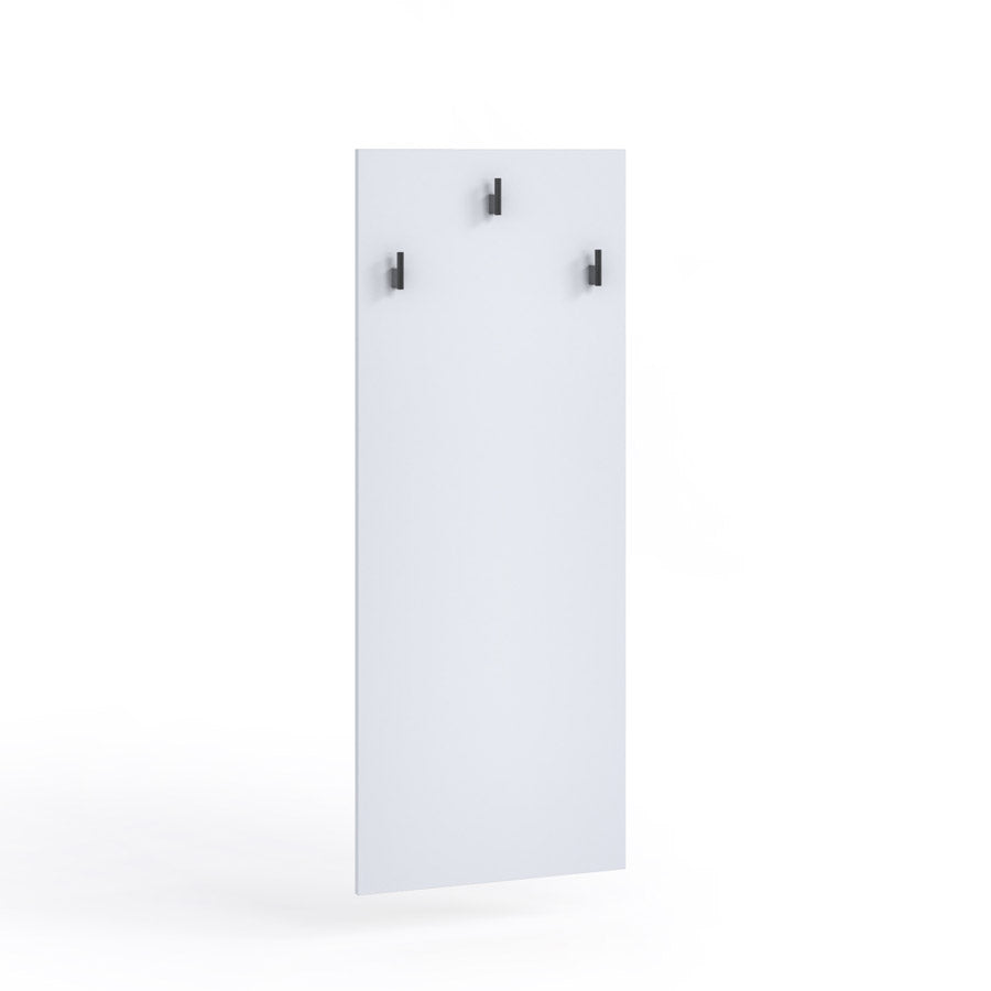 Damos - Pannello appendiabiti da ingresso in legno con 3 ganci cm 46x16x150h - vari colori - immagine 2