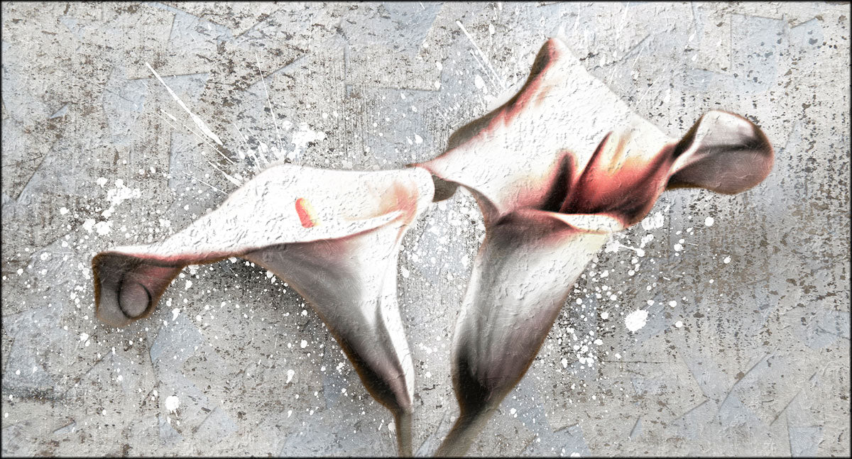 Pannello da muro decorativo quadro moderno floreale stampa su tela - varie misure