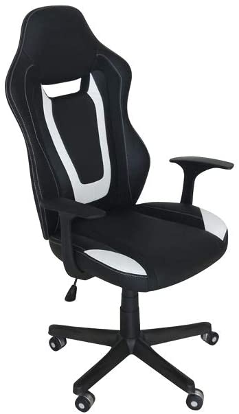 Verter - Poltrona regolabile ergonomica da ufficio in similpelle cm 67x62x113/122h