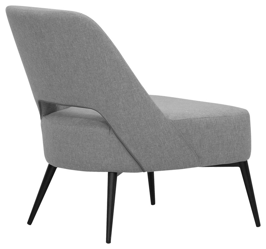 Poltrona moderna da salotto camera rivestita in tessuto cm 58x52x74h - vari colori - immagine 2