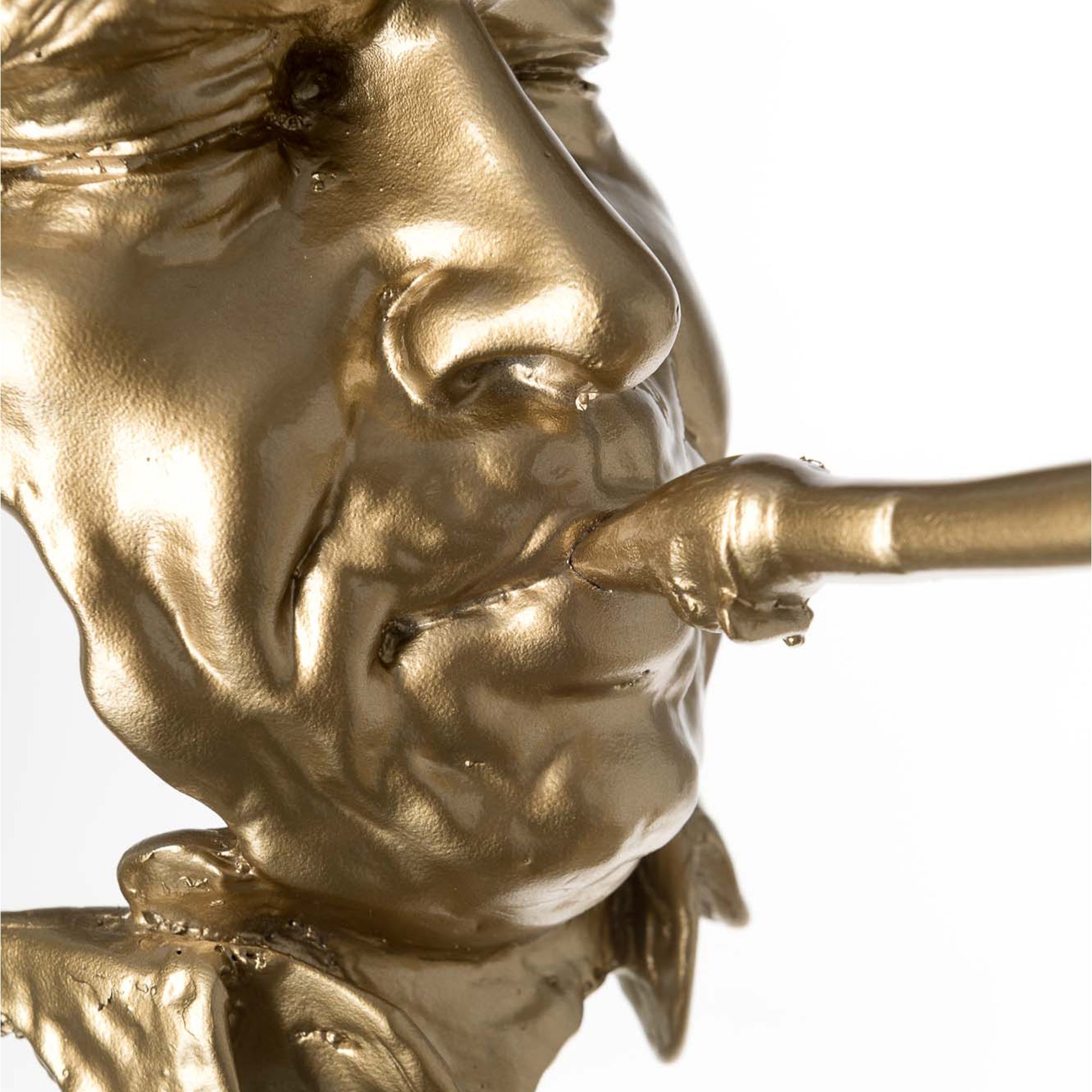 Sax Player - Scultura in poliresina con base in marmo nero cm 29x16x62h - vari colori - immagine 2