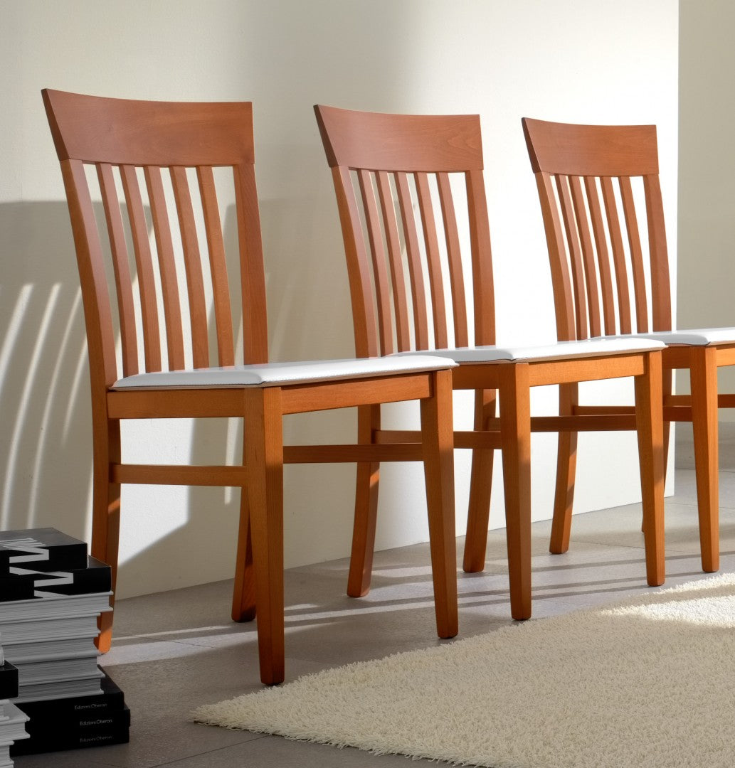 Roberta - Set da 2 sedia classica in legno Eurosedia cm 44x48x91h - vari colori