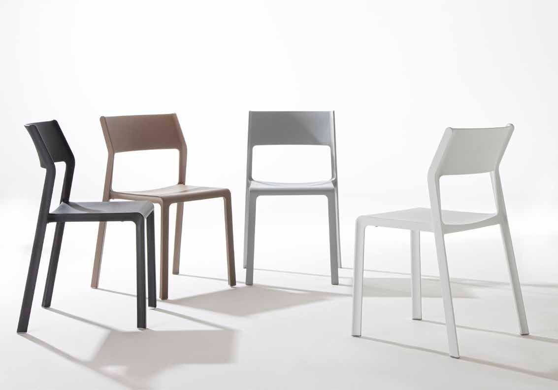 Zerocinquantuno - Set da 4 Sedia in polipropilene moderna cm 51x50x83h- vari colori - immagine 2