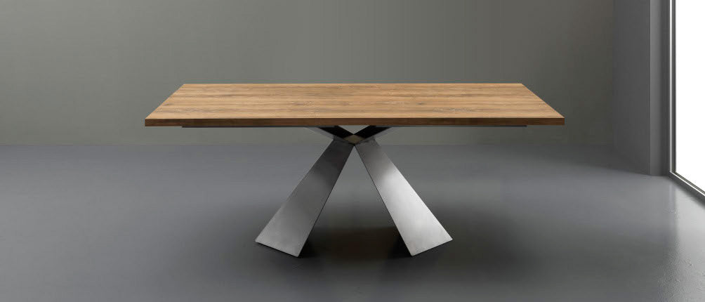 Tokyo allungabile - Tavolo moderno Eurosedia piano in legno cm 160/240x90x77h - vari colori - immagine 2