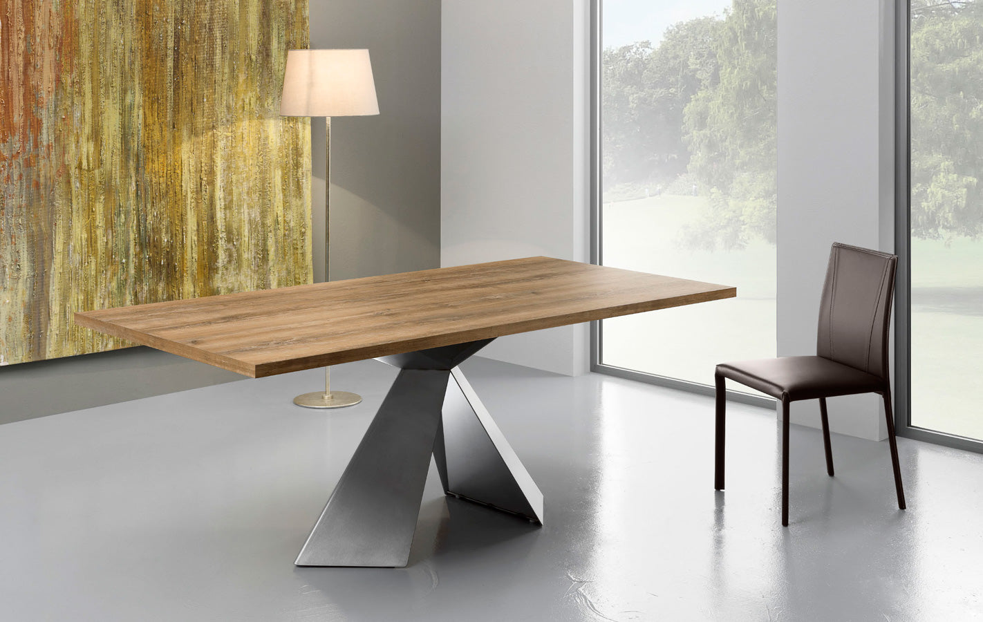 Tokyo allungabile - Tavolo moderno Eurosedia piano in legno cm 160/240x90x77h - vari colori