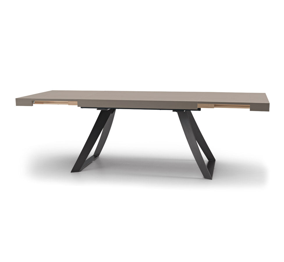 Arvel - Tavolo design allungabile per soggiorno gambe in metallo piano in legno - vari modelli - immagine 2