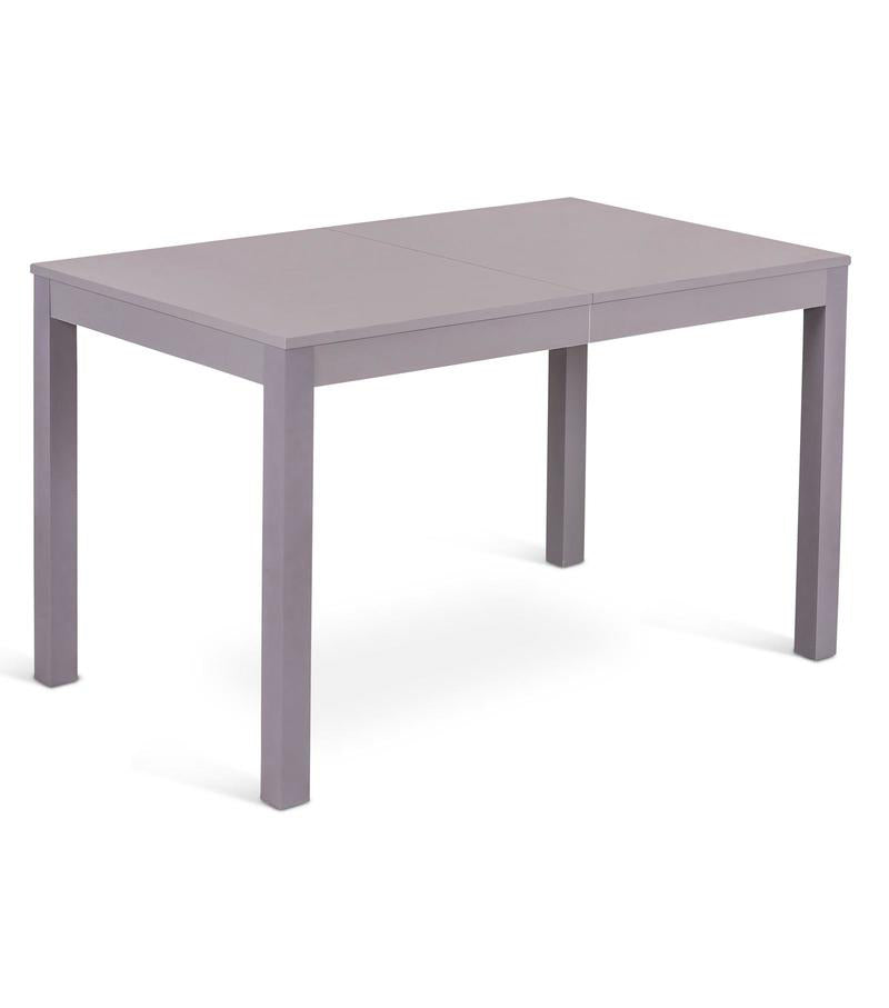 Traffic - Tavolo da pranzo allungabile in legno grigio chiaro cm 80x130/210x76h