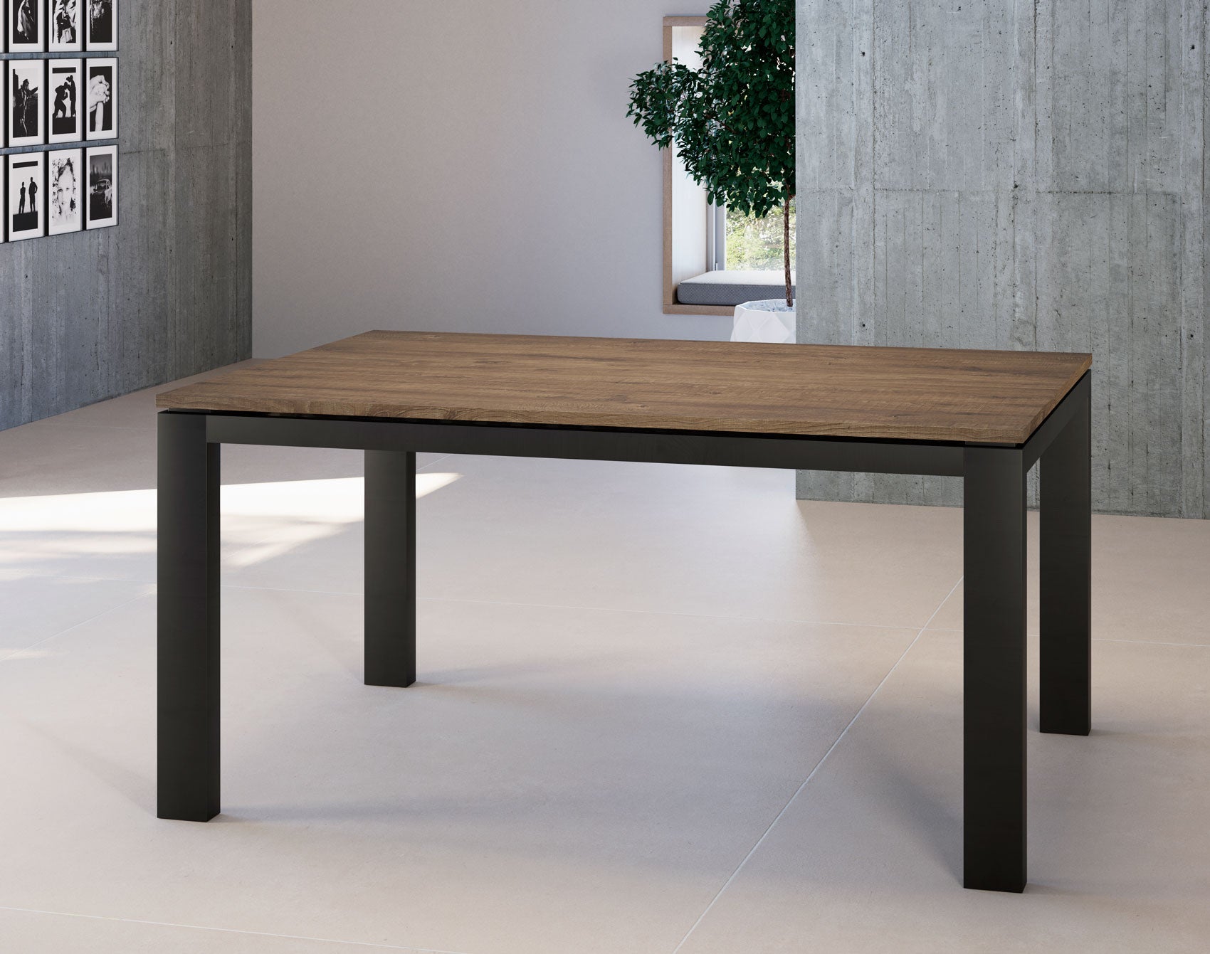 Artal - Tavolo moderno da pranzo in legno con allunghe - vari modelli