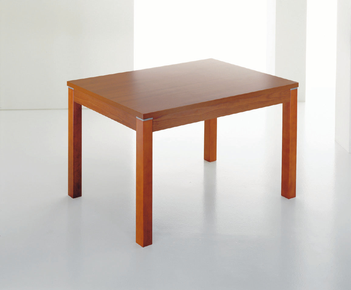 Oregon - Tavolo quadrato allungabile Eurosedia in legno cm 90/180x90x80h - vari colori - immagine 2