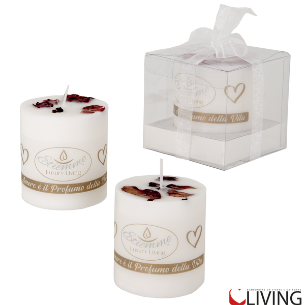 Bomboniera linea solidale LILT-LIVING candela linea Essenza - immagine 3
