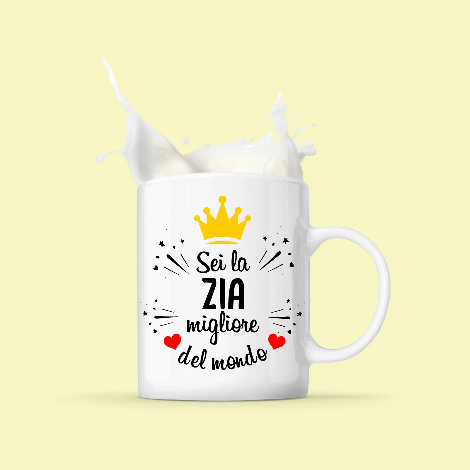 Tazza Zia Sei la zia migliore del mondo Mug 11OZ Idea Regalo Zia - immagine 3