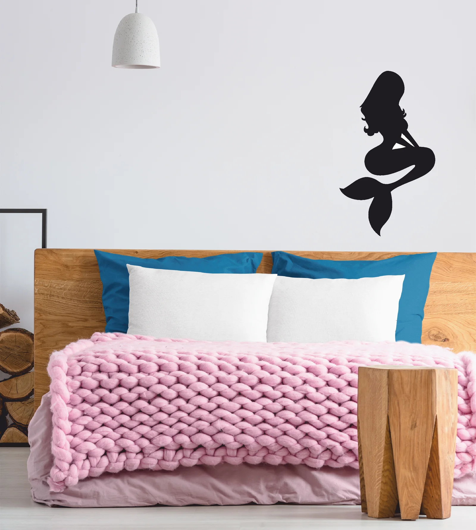 Adesivo murale Wall sticker sirenetta – sirena – idea regalo per la casa Dimensioni 45×78 cm - immagine 3