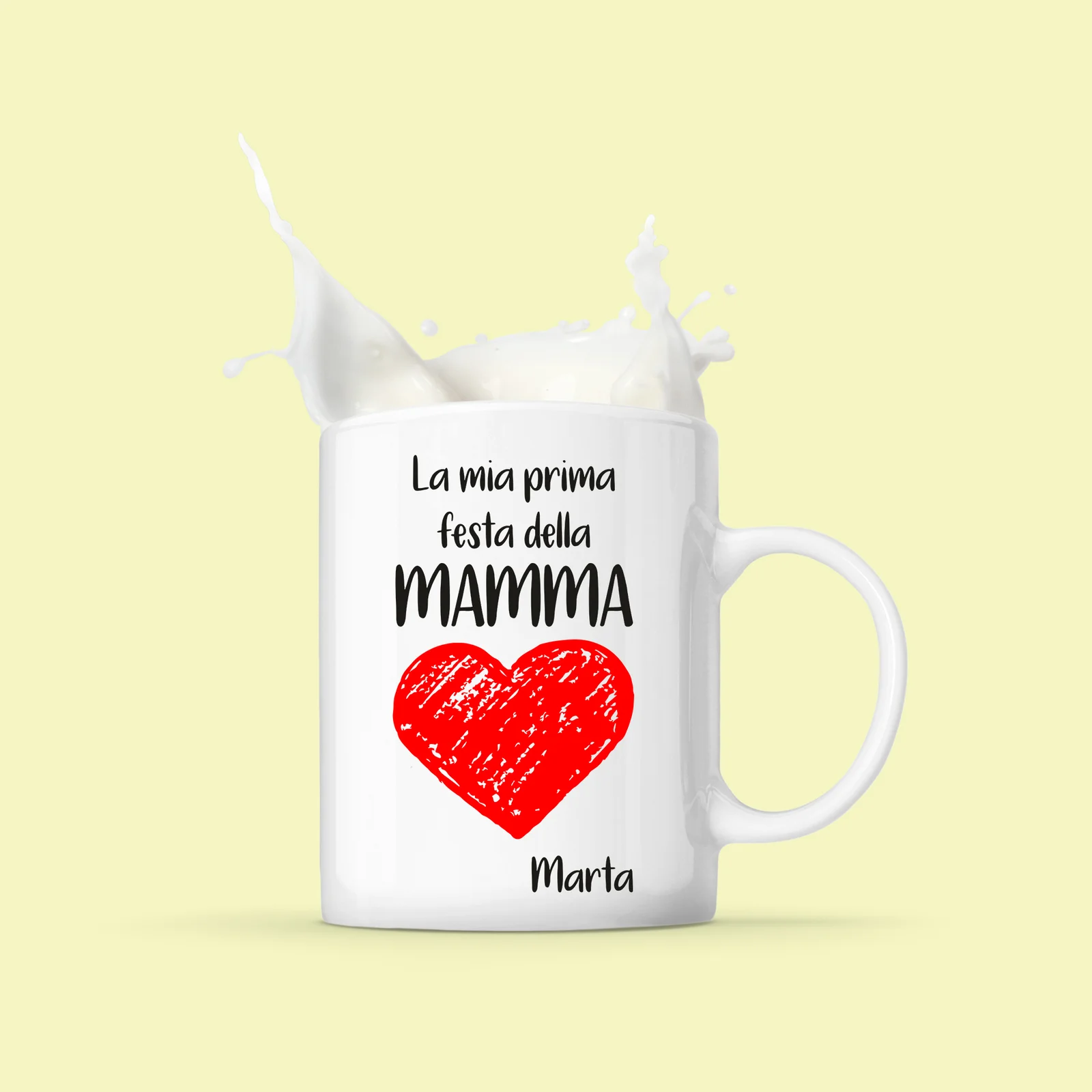 Tazza Mamma PERSONALIZZABILE Festa della Mamma Io e Papà La mia prima Festa della Mamma Mug 11OZ Idea Regalo Mamma - immagine 3
