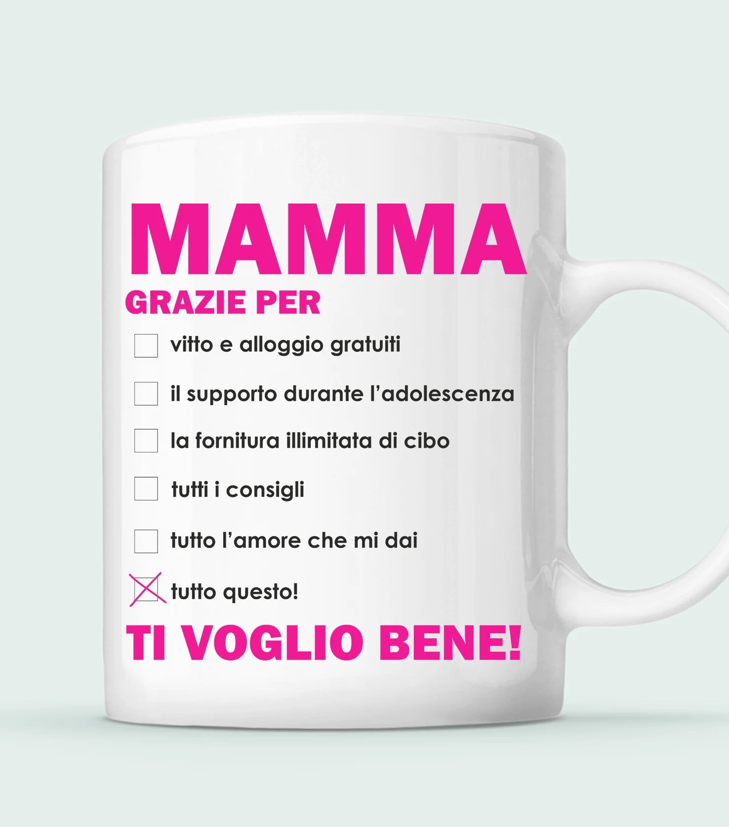 Tazza Mamma grazie per tutto questo! Regalo Mamma Festa della Mamma Mug in Ceramica - immagine 3