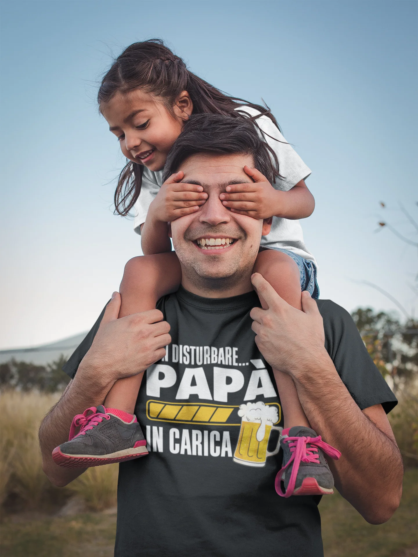 Maglietta Papà T-Shirt Festa del Papà Non disturbare Papà in carica Birra regalo papà - immagine 3