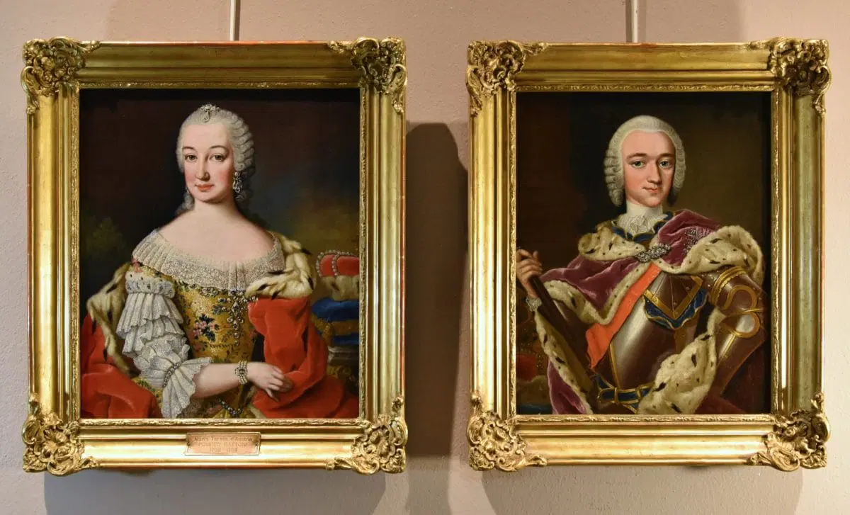 Ritratti di Maria Teresa d’Asburgo e Francesco I di Lorena, Martin van Meytens (Stoccolma 1695 – Vienna 1770)