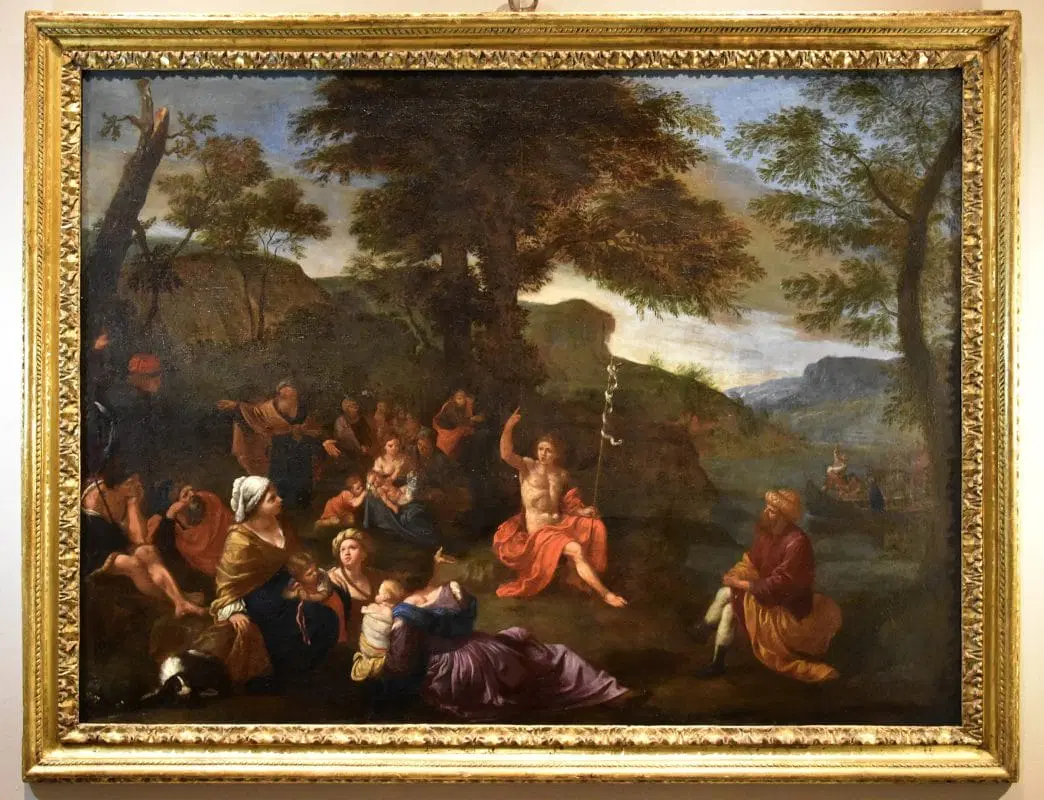 Lorenzo Pasinelli (Bologna 1629 – 1700), Predica di San Giovanni Battista - immagine 2