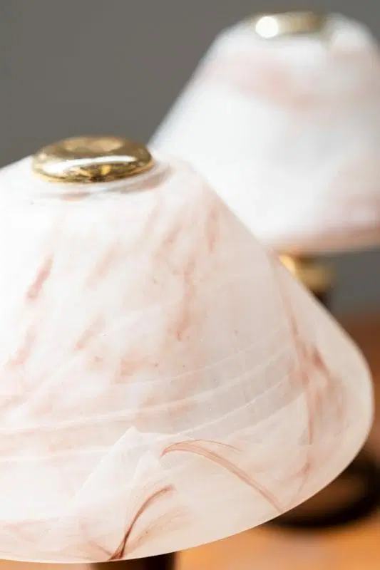 Lampade da tavolo a fungo in vetro di Murano, 1970s, Set Di 2 - immagine 3