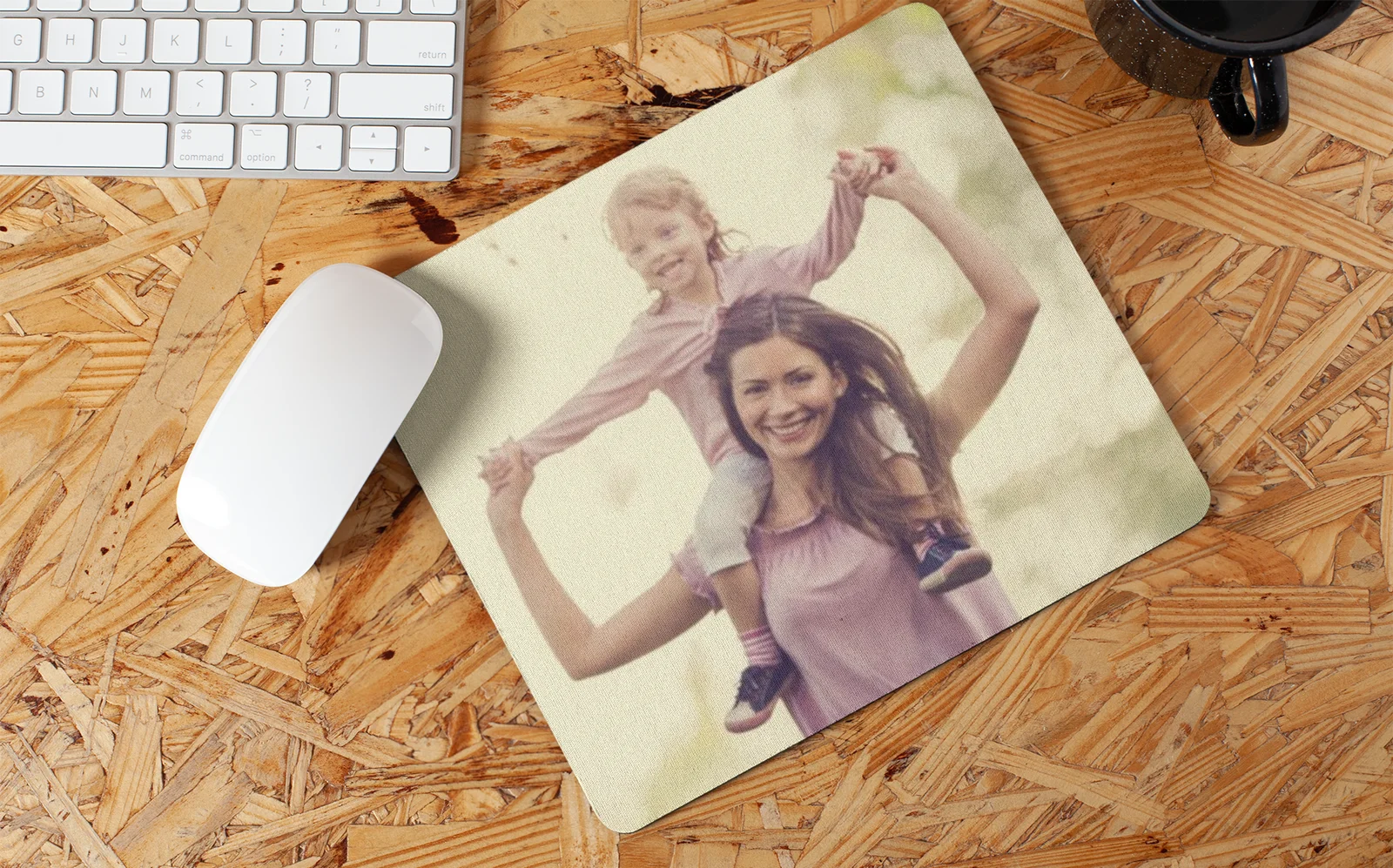 Mousepad Personalizzato con Foto Idea Regalo Papà Zio Padrino Fratello Cugino Festa del Papà Compleanno Natale Personalizzabile - immagine 3