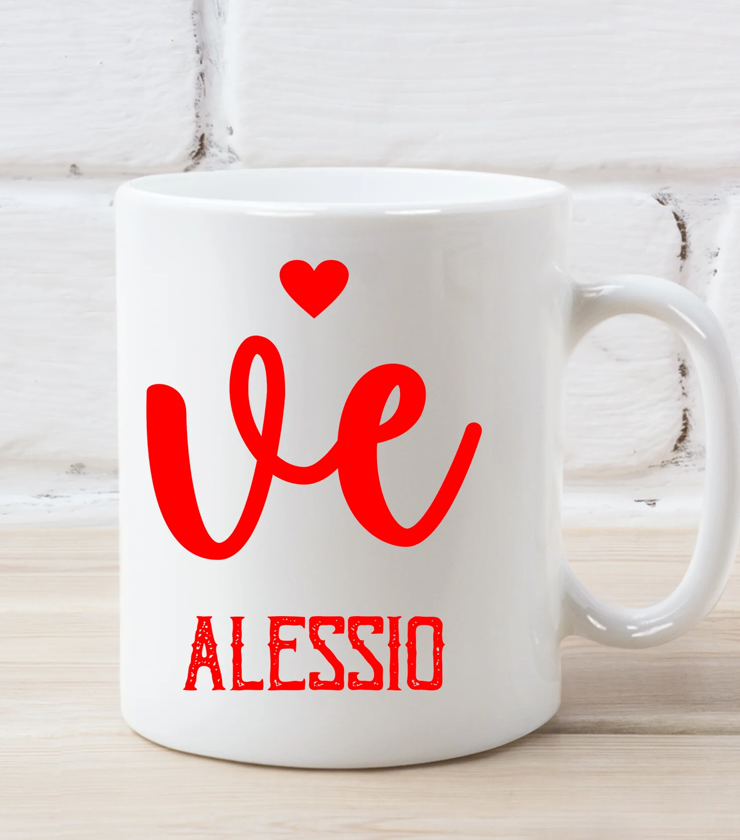 Coppia Tazze Mug Sanvalentino Personalizzabile Love Personalizza con nome Amore Innamorati Fidanzati Regalo Lui e Lei - immagine 3