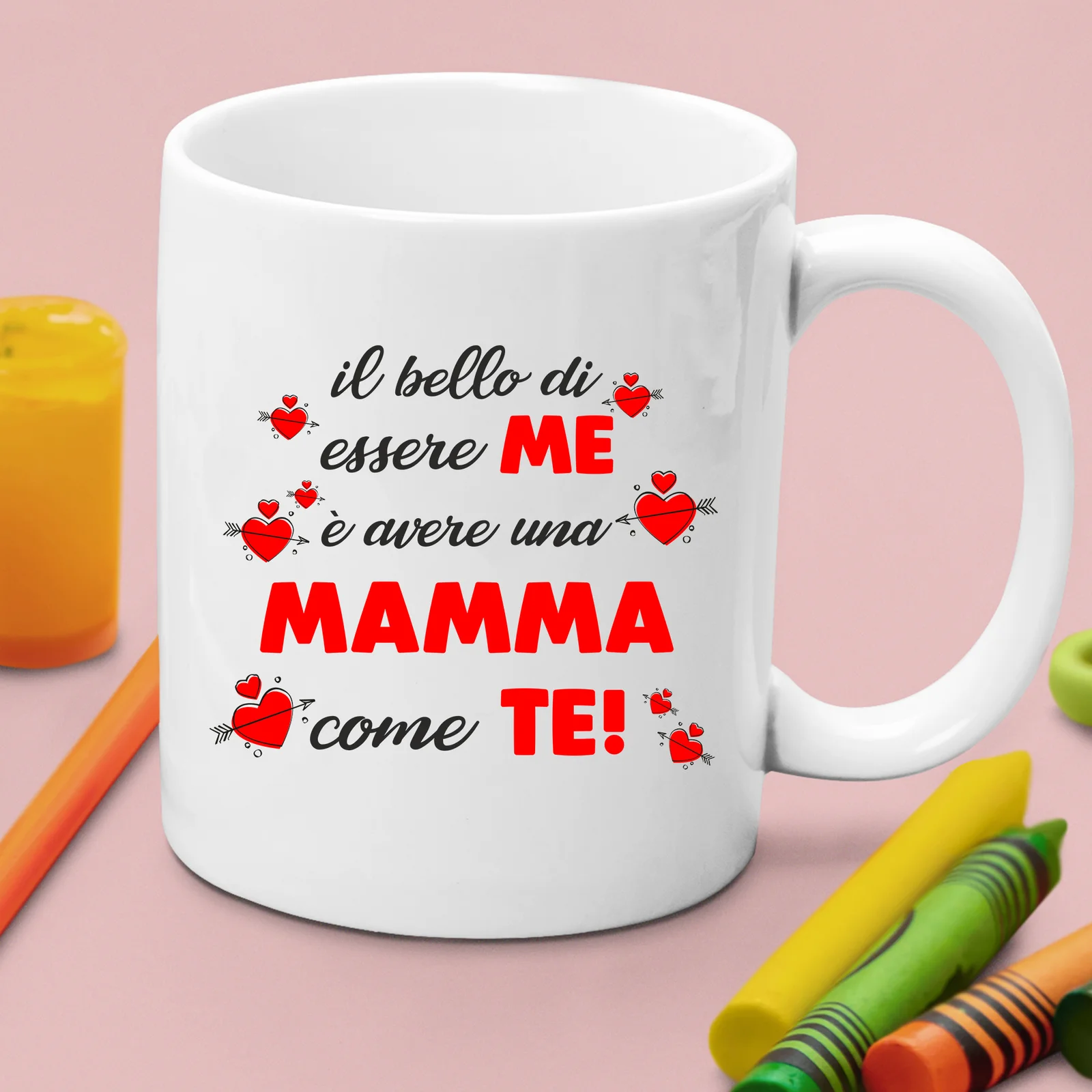 Tazza Mamma Il bello di essere me è avere una mamma come te! Mug 11OZ Idea Regalo Mamma - immagine 3
