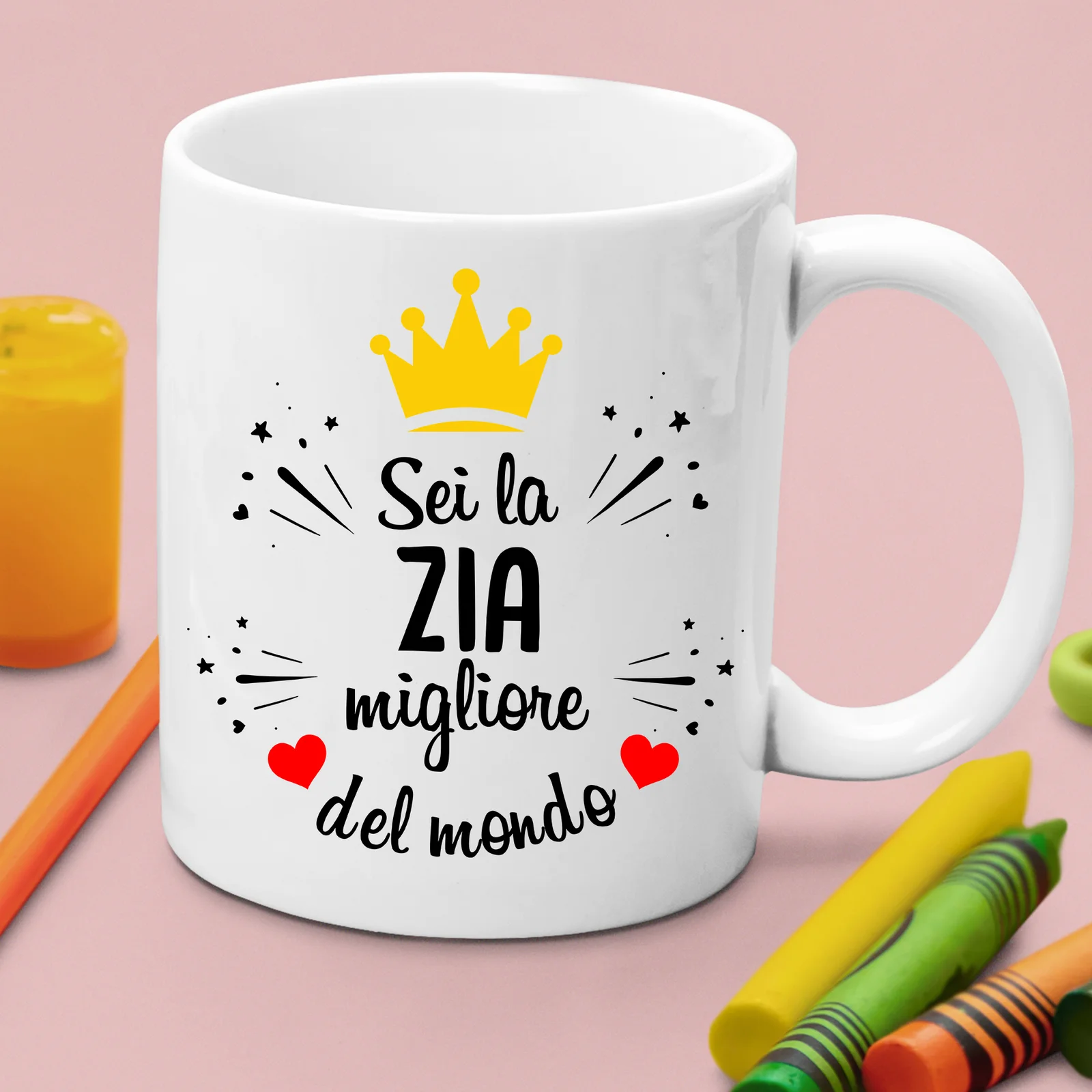 Tazza Zia Sei la zia migliore del mondo Mug 11OZ Idea Regalo Zia - immagine 4