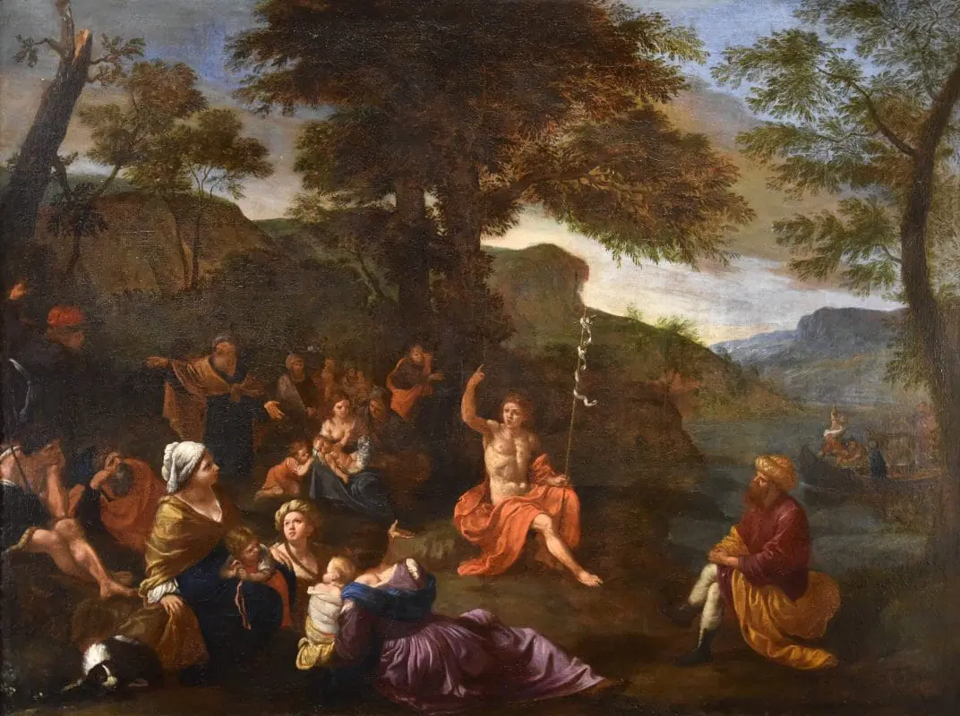 Lorenzo Pasinelli (Bologna 1629 – 1700), Predica di San Giovanni Battista