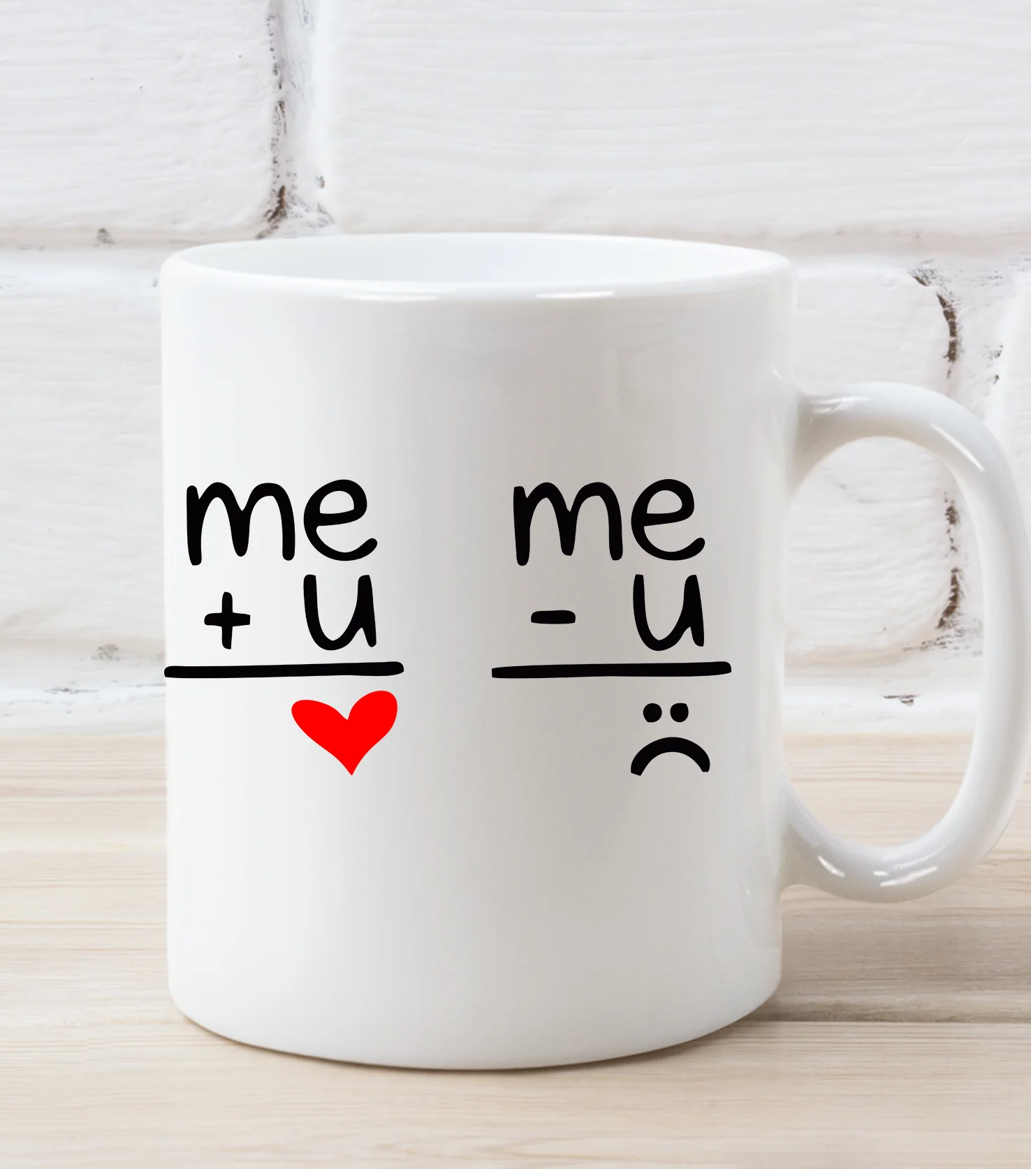 Tazza SanValentino Me + You Me – You Love Innamorati Mug 11oz idea regalo - immagine 2