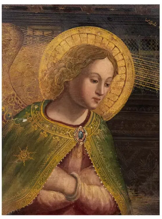 Anonimo italiano della fine del XIX secolo “L’Annunciazione a Maria” - immagine 4