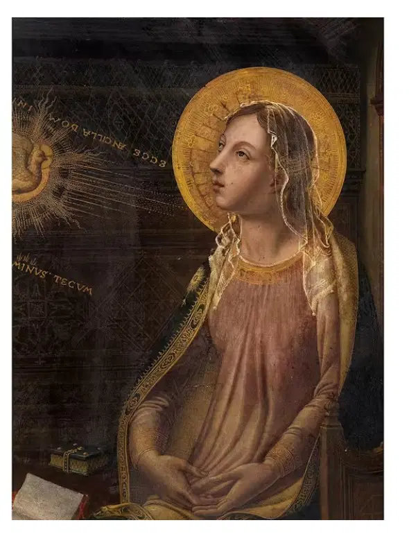 Anonimo italiano della fine del XIX secolo “L’Annunciazione a Maria” - immagine 2