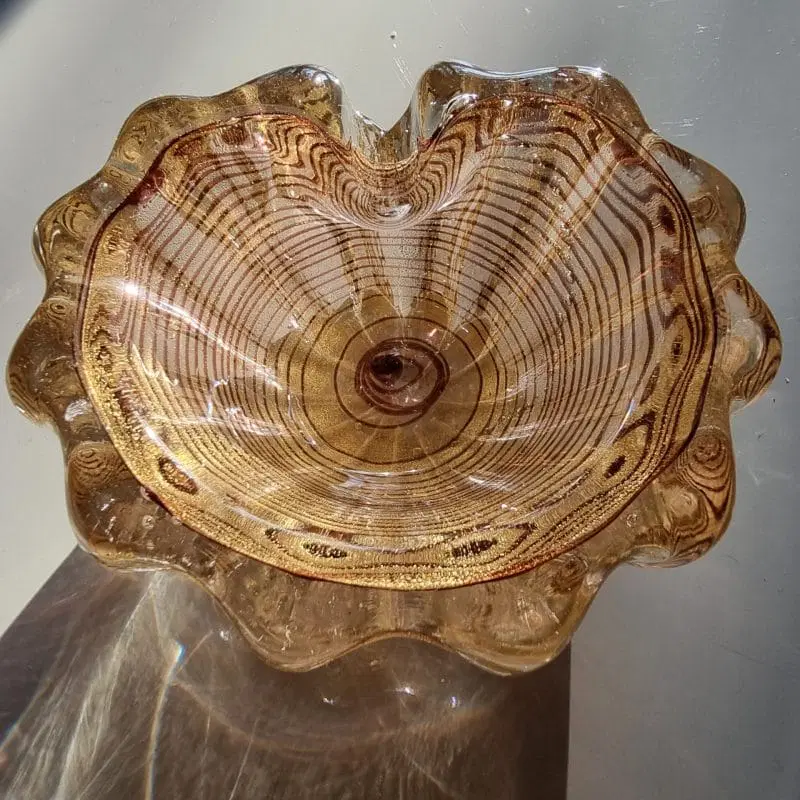 Ercole Barovier Posacenere in Vetro serie i Zebrati Murano 1940 - immagine 3