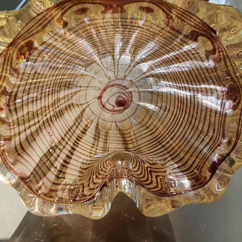 Ercole Barovier Posacenere in Vetro serie i Zebrati Murano 1940 - immagine 8