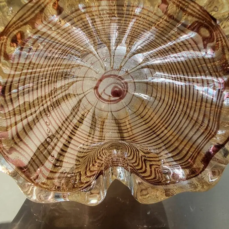 Ercole Barovier Posacenere in Vetro serie i Zebrati Murano 1940 - immagine 9