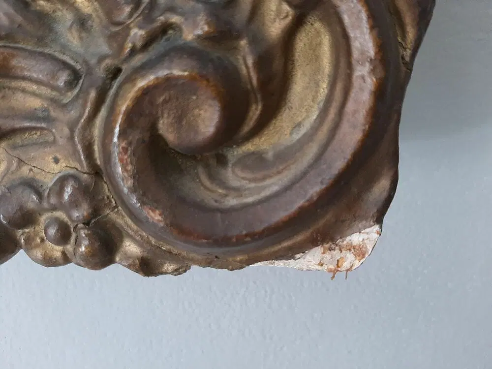 ANTICA GRANDE SPECCHIERA PERIODO IMPERO CARLO X SPECCHIO AL MERCURIO ORIGINALE - immagine 6