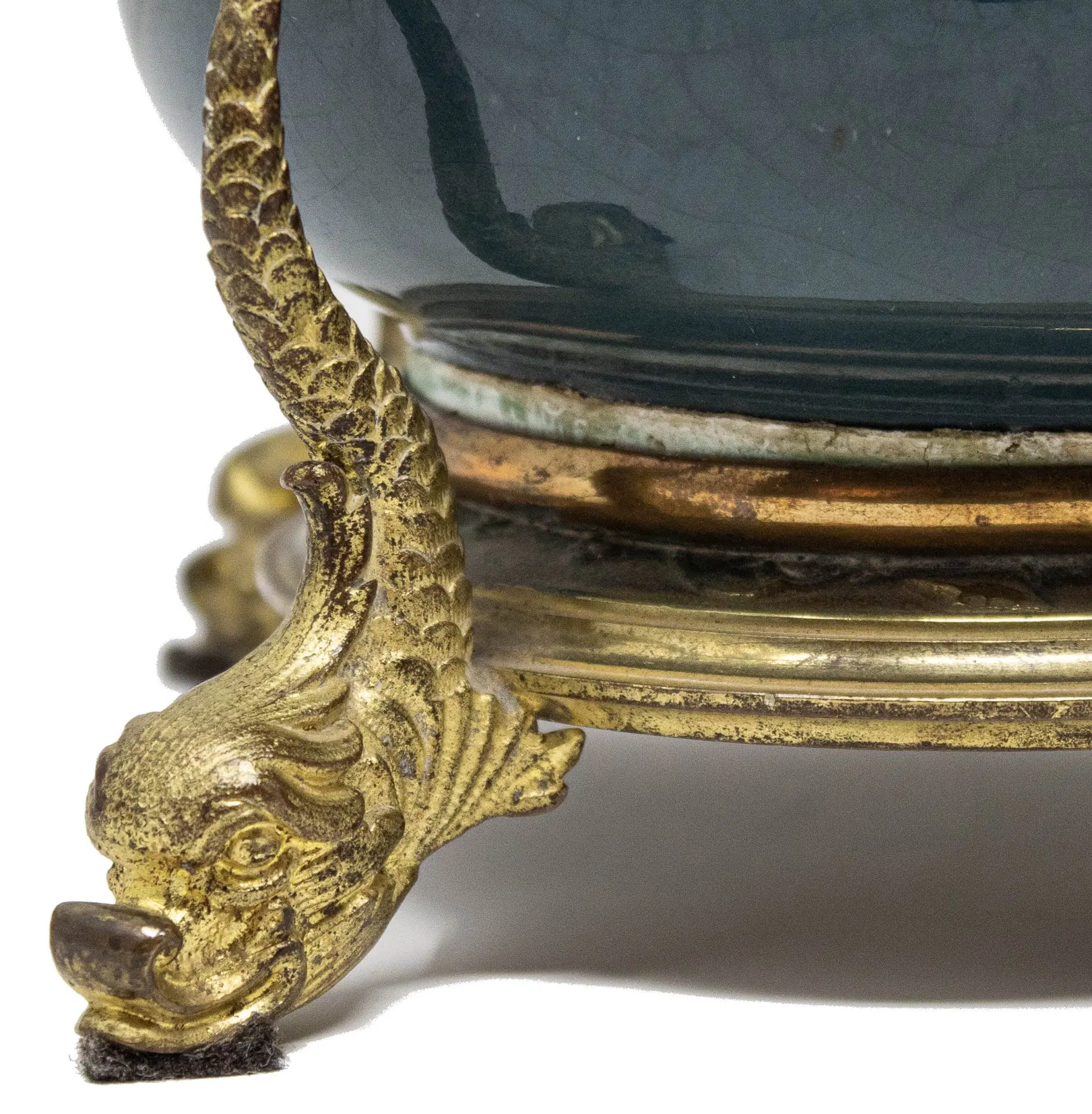 XIX secolo, Coppia di vasi Liberty in ceramica - immagine 2